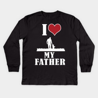 fathers day 2021 Kids Long Sleeve T-Shirt